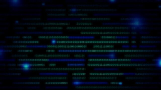 Access Denied Warning Text Alert Message Cyber Attack Glitch Red Danger Digital Error Code Blur Binary 4K Video