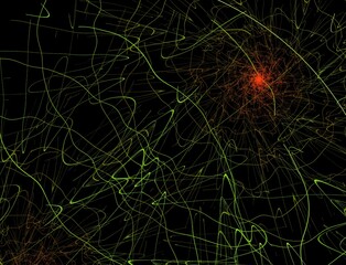 Imaginatory fractal abstract background Image