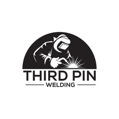 Bold Welding Logo design symbolizing strength, precision, and craftsmanship—perfect for welding services, metalwork companies, or industrial and fabrication businesses.