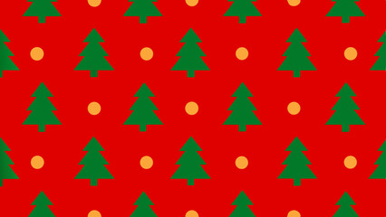 christmas tree seamless pattern
