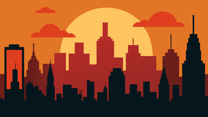 seattle skyline at sunset