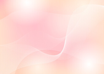 綺麗なグラデーションのピンクとオレンジの背景　ベクター　素材