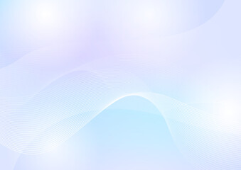 綺麗なグラデーションの水色の背景　ベクター　素材