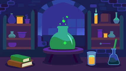 Obraz premium illustration of laboratory equipment