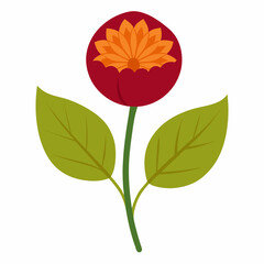 vector illustration of a flower