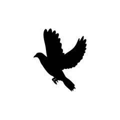 Flying Dove Birds Silhouettes