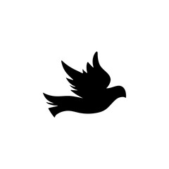 Flying Dove Birds Silhouettes