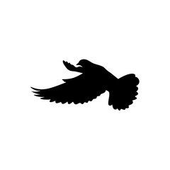 Flying Dove Birds Silhouettes