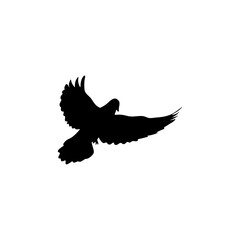 Flying Dove Birds Silhouettes