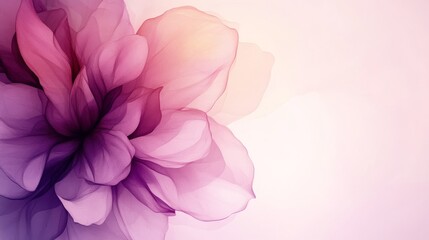 Elegant pink flower blossom on white, a captivating closeup of nature's beauty