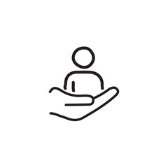 vector illustration of elements with teamwork symbols	
