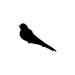 Swallow bird silhouette 