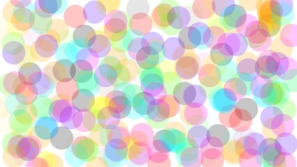 Rainbow dots art background