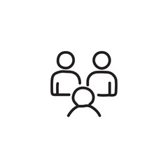 vector illustration of elements with teamwork symbols	
