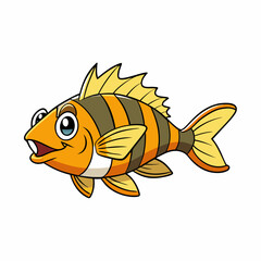 gold fish isolated on white background