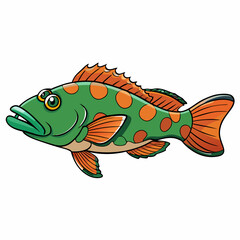 vector illustration of fish
