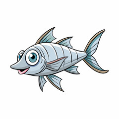 vector illustration of a fish