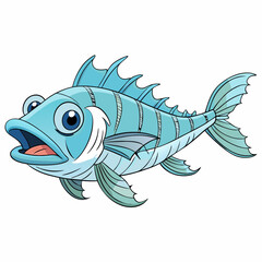 vector illustration of fish