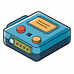 Fototapeta premium battery charger isolated on white