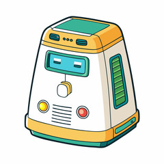 vector illustration of a computer