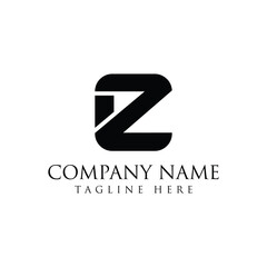Logo design letter EZ