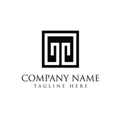 Logo design letter T