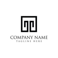 Logo design letter T