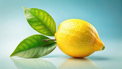 Fresh Lemon PNG, Isolated Lemon Image, Lemon with Leaves, High-Resolution Lemon Photo,  Juicy Lemon Clipart,  Food Photography,  Citrus Fruit Image