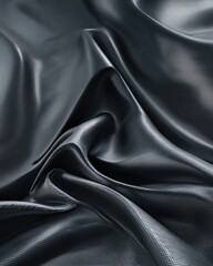Naklejka premium The flowing dark carbon fiber texture reflects light highlighting its modern shape in a transparent presentation that is standard v2 6x style.