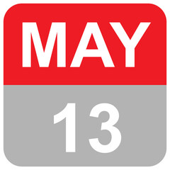 MAY 13 - MONTHS DAILY DATE