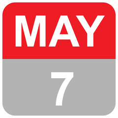 MAY 7 - MONTHS DAILY DATE