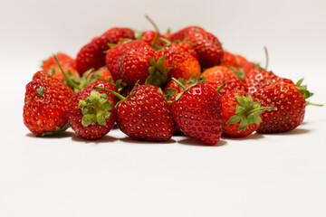 Fresh strawberries harvest celebration farm market food photography outdoor setting close-up view nature's bounty