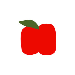 Apple fruit icon design vector illustration