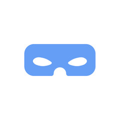 Villian face mask eye mask vector