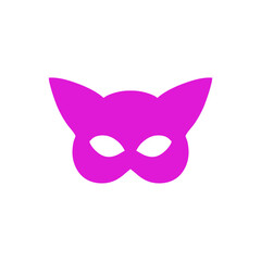 Villian face mask eye mask vector