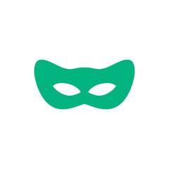 Villian face mask eye mask vector