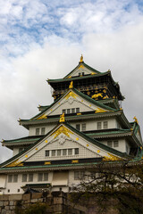 Osaka Castle scenery in Japan


