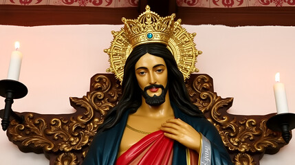 venerated image of Jesus Nazarene of Hope from the Hermitage of Santa Lucia in Antigua Guatemala