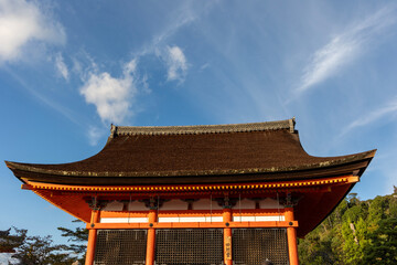  japan temple in the eveing