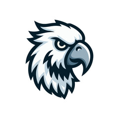 Obraz premium parrot head mascot logo vector illustration