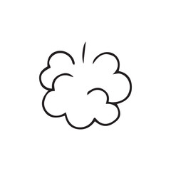 vector illustration of elements with explosion symbols	
