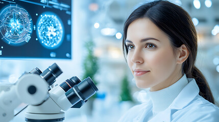 Innovative research in a futuristic european laboratory science facility insights modern environment close-up perspective