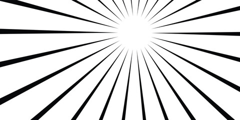 Obraz premium Fast speed lines on white background. Anime comic speed lines movement effect. background illustration