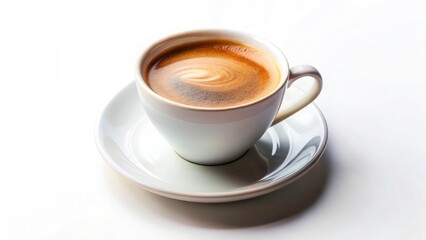 Fototapeta premium Panning Shot Fresh Coffee, High Depth of Field Photography, Coffee Bean Aroma, Morning Coffee, Brewing Coffee, Coffee Cup Closeup, Steam Coffee, Coffee Drink
