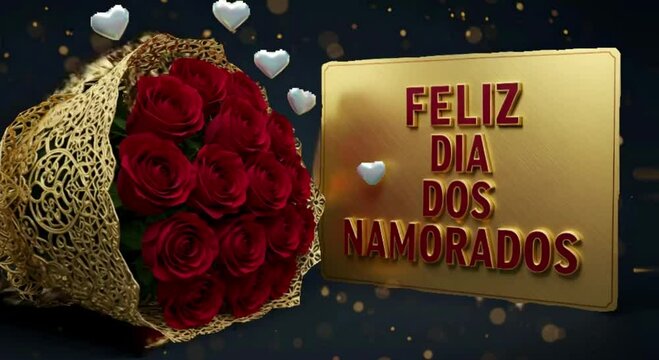 christmas gift box with red rose