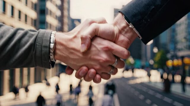 取引の背後にある &ldquo;手と手&rdquo; のスト