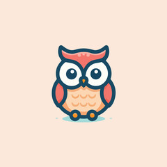 cute owl vector image