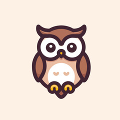 cute owl vector image