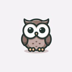 cute owl vector image