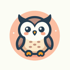 cute owl vector image